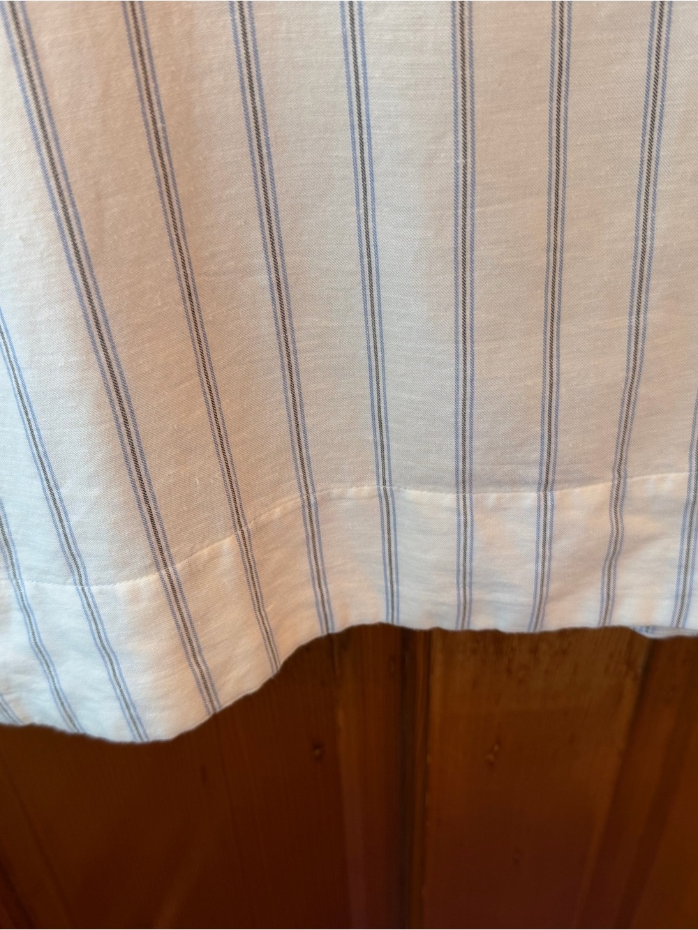 Cloth & Stone; Anthropolgie White and Blue Striped relaxed Cotton Boxy Top XL - Picture 13 of 13
